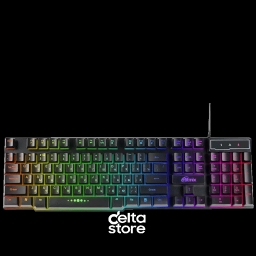 Klaviatura Ritmix RKB-200BL Black Gaming