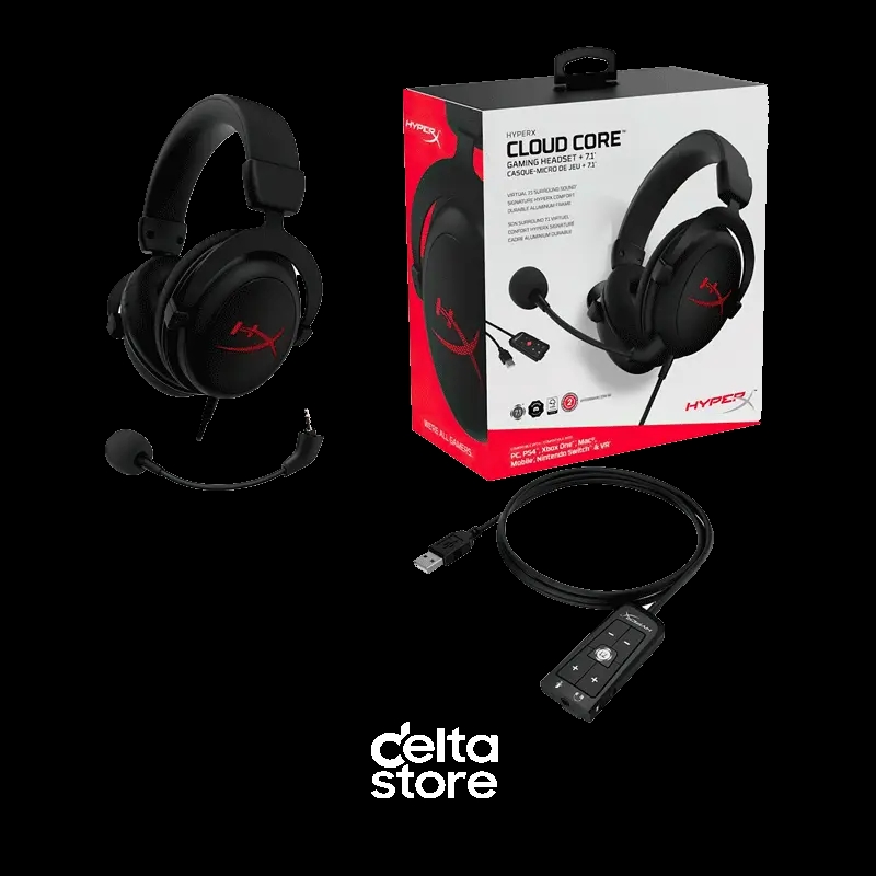Headset HyperX Cloud Core 7.1