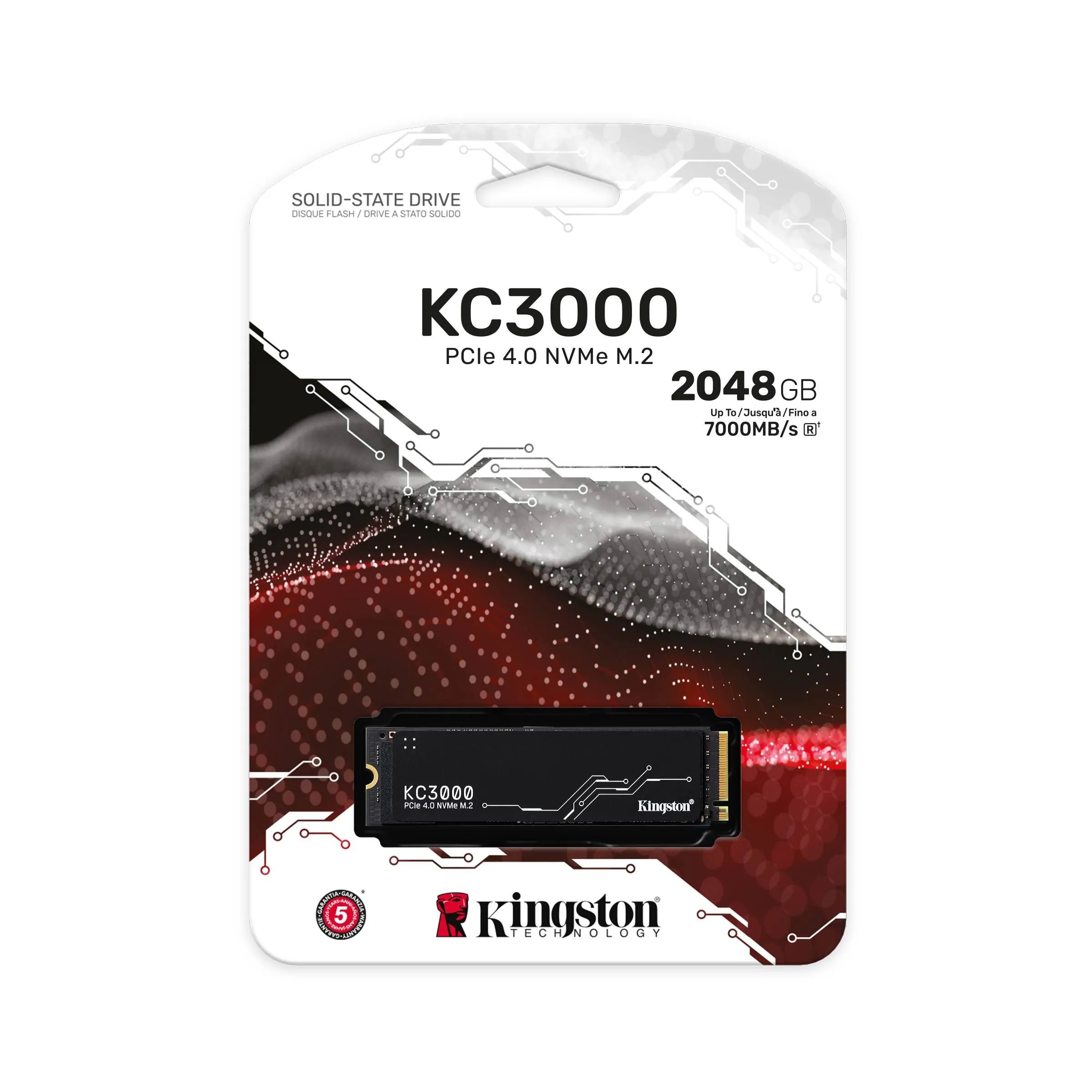 Kingston KC3000 2TB PCIe 4.0 NVMe M.2 SSD