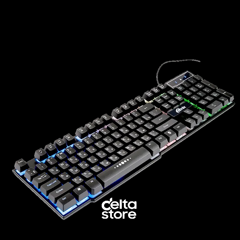 Klaviatura Ritmix RKB-200BL Black Gaming