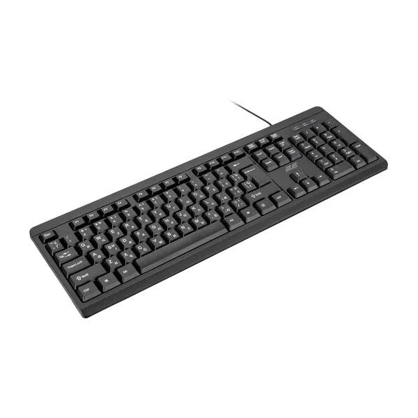 2E KS108 Black Wired Keyboard 2E-KS108UB_UA