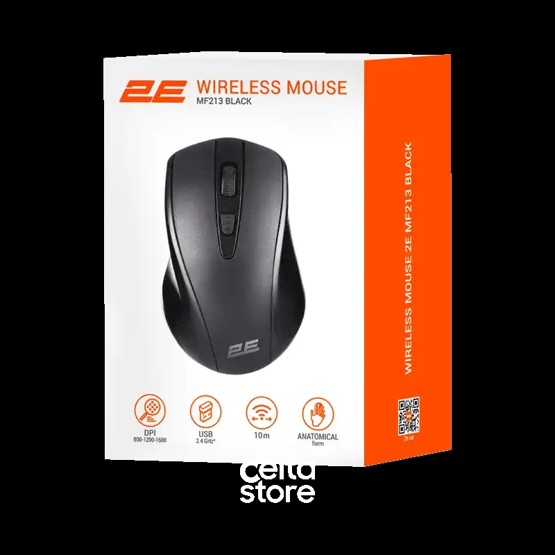 2E MF213 Wireless Mouse Black 2E-MF213WB