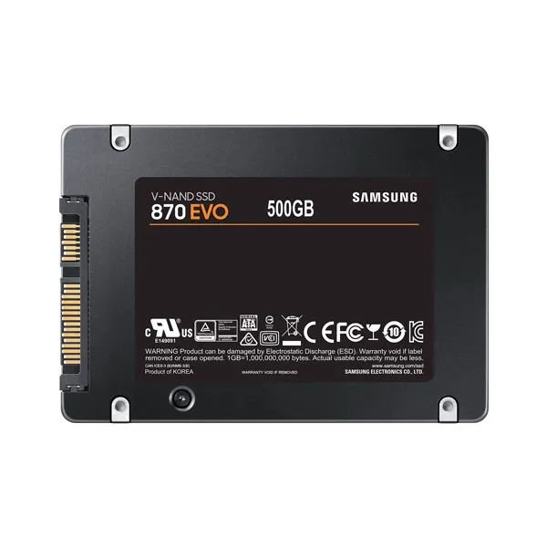 SAMSUNG 870 EVO 500GB 2.5 Inch SATA III SSD
