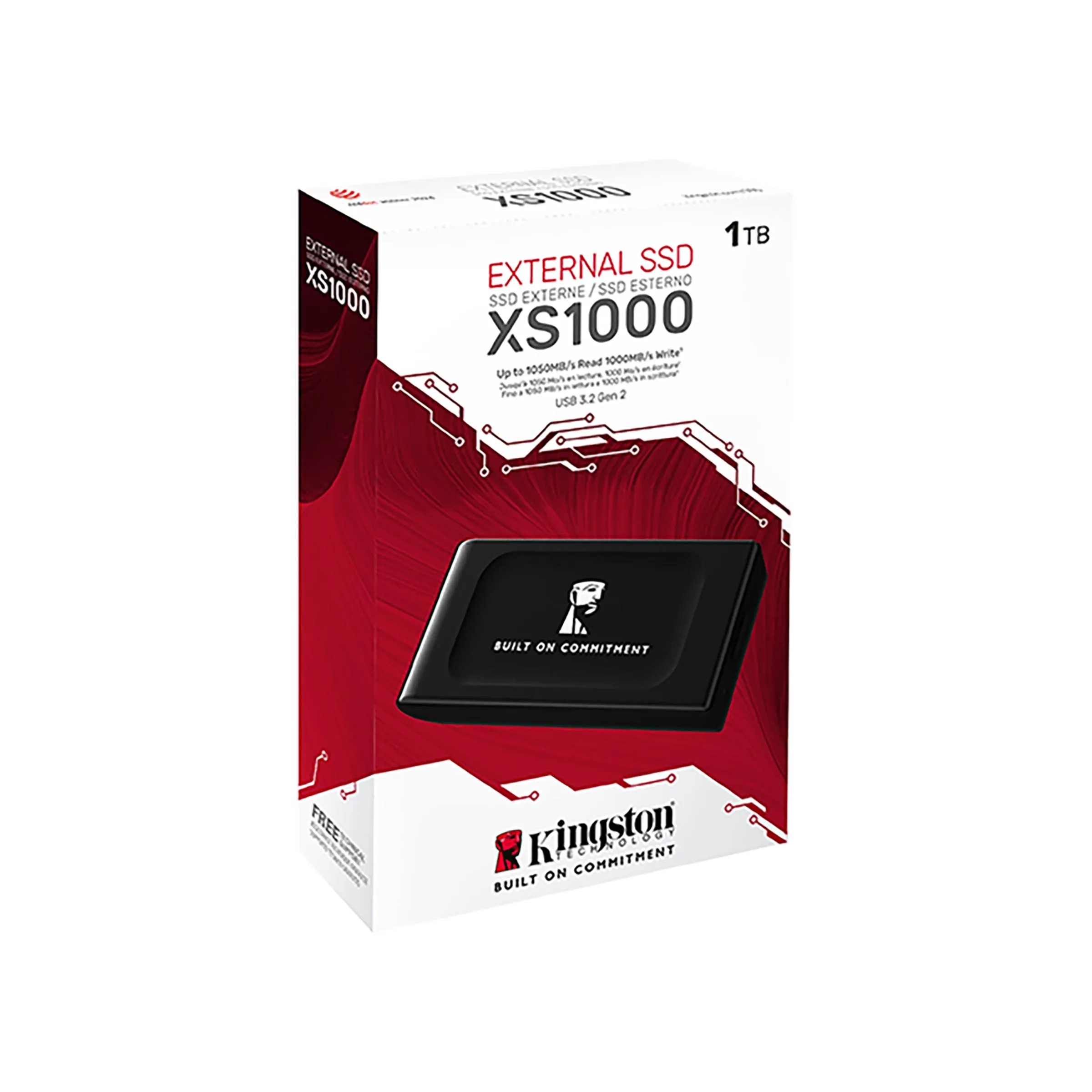 Kingston XS1000 1TB External SSD USB 3.2 SXS1000/1000G