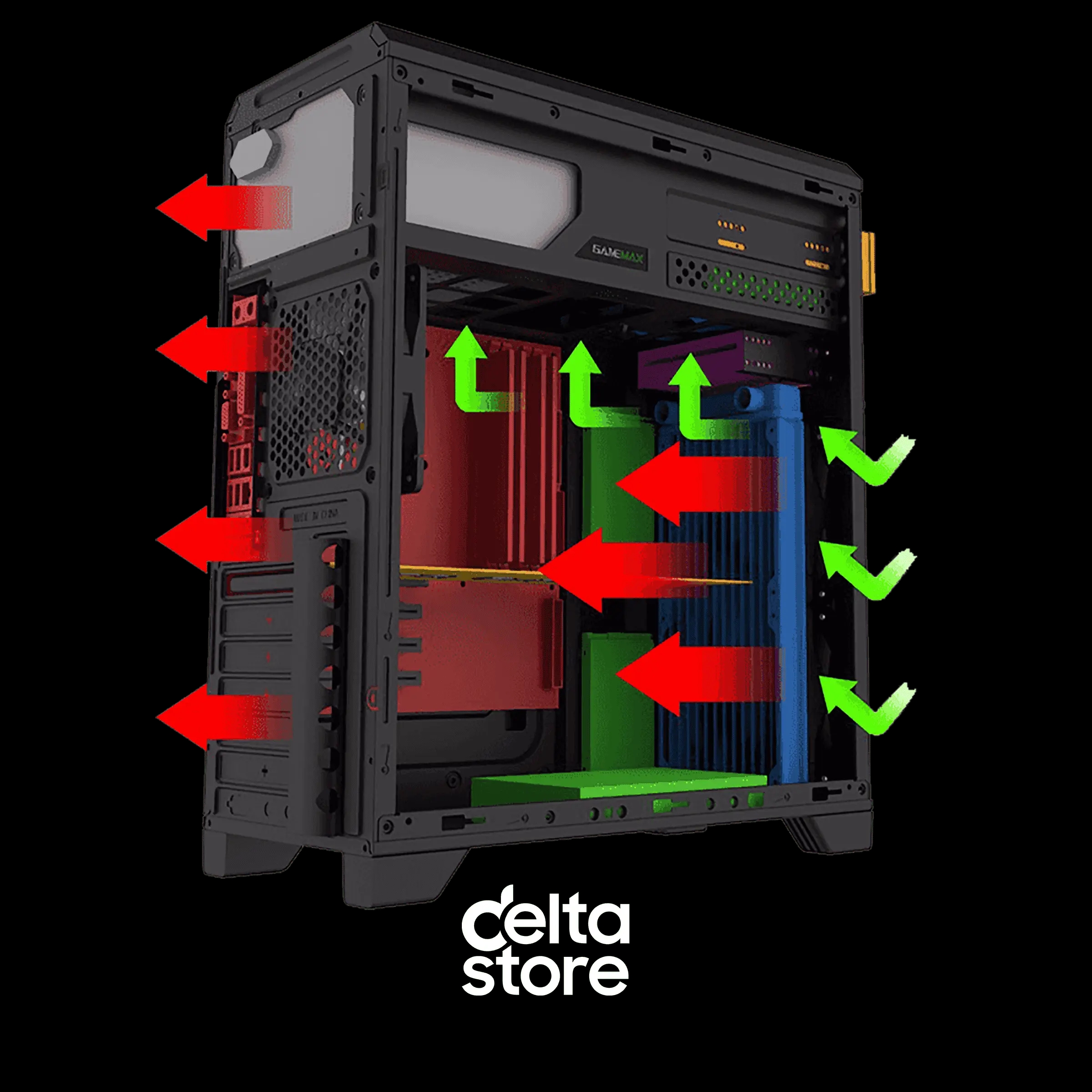 GameMax Matrix G562 RGB Case