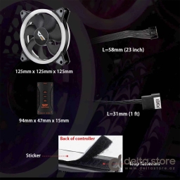 Aigo DR12 5in1 Case Cooler Set