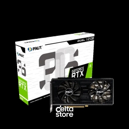 Palit DUAL GeForce RTX™ 3060 12GB NE63060019K9-190AD