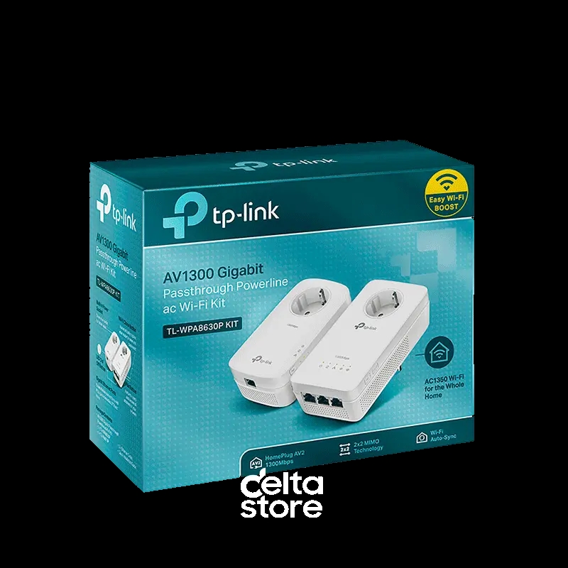 AV1300 Gigabit Passthrough Powerline ac Wi-Fi Kit