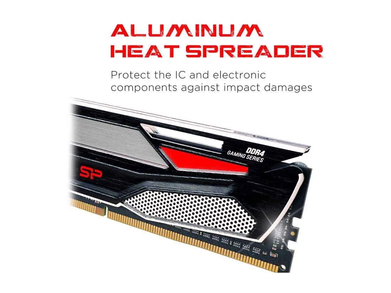 Silicon Power Gaming Series DDR4 3200MHz (PC4 25600) 16GB(8GBx2)Dual Pack 1.35V Desktop Unbuffered DIMM