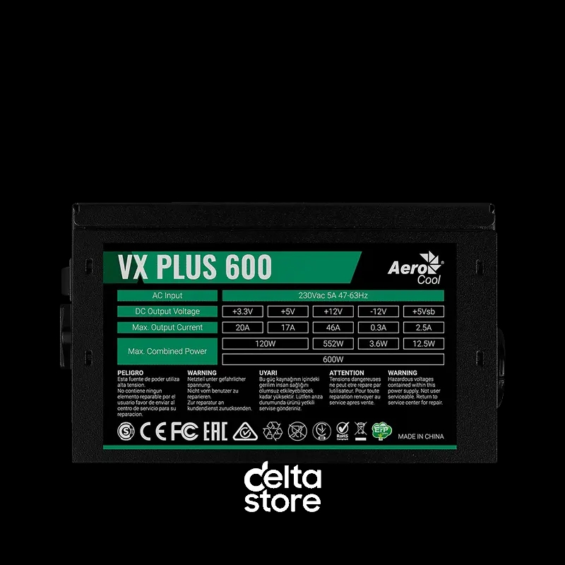 AeroCool VX Plus 600W