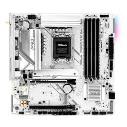 ASRock B760M Pro RS DDR5 White Motherboard
