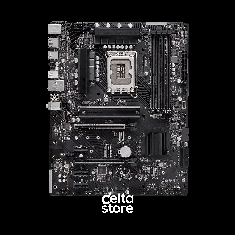 AsRock H670 PG Riptide Motherboard 14th Gen Intel