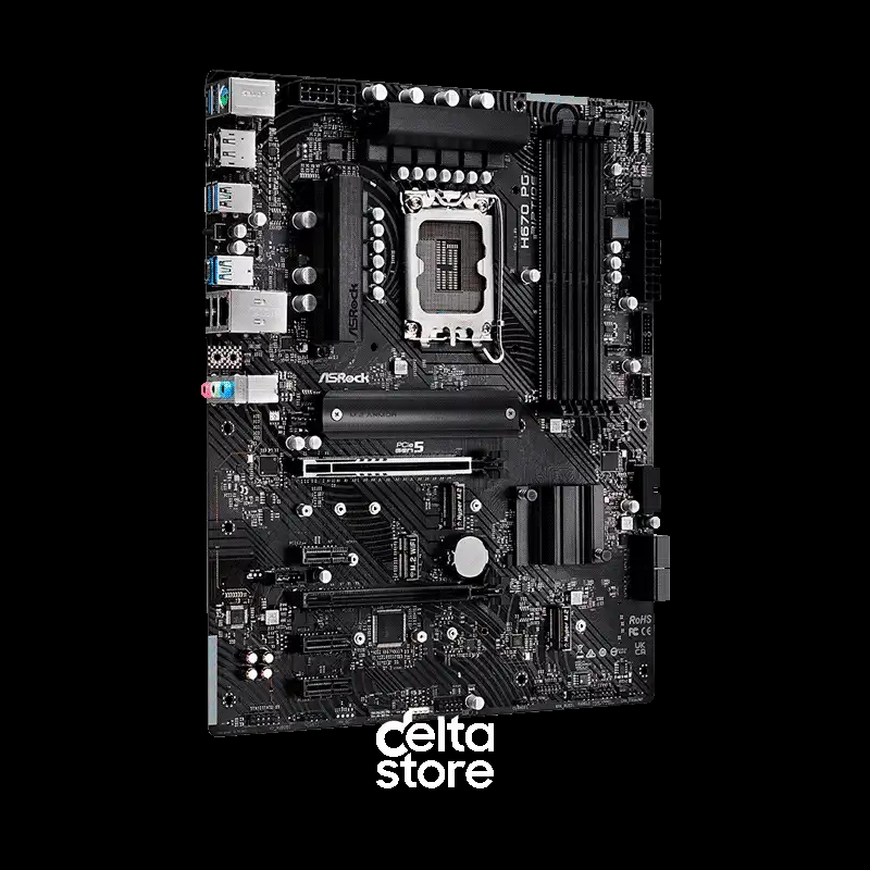 AsRock H670 PG Riptide Motherboard 14th Gen Intel