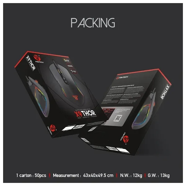 Fantech X9 Thor Macro RGB Gaming Mouse