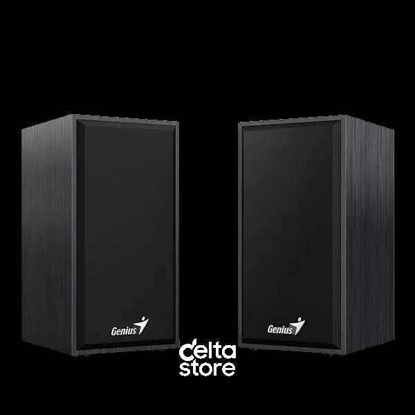 Genius SP-HF180 USB Wooden Black Stereo Speakers