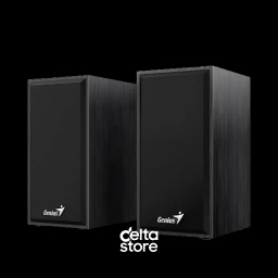 Genius SP-HF180 USB Wooden Black Stereo Speakers