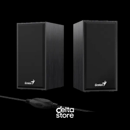 Genius SP-HF180 USB Wooden Black Stereo Speakers