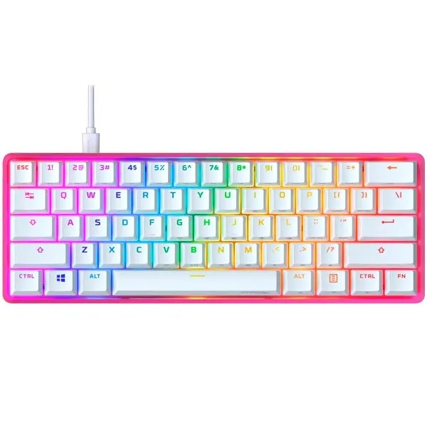 HyperX Alloy Origins 60 Pink Mechanical Gaming Keyboard 572Y6AA