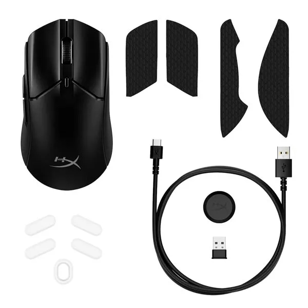 HyperX Pulsefire Haste 2 Black Wireless Gaming Mouse 6N0B0AA