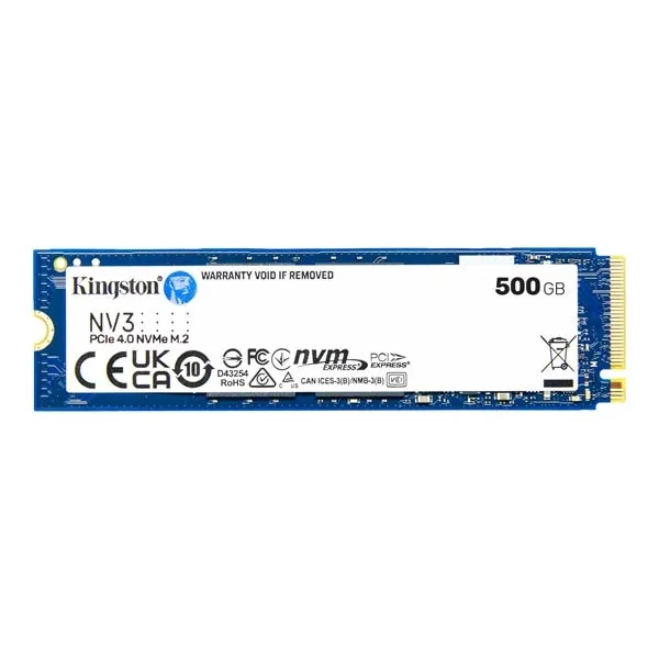 Kingston 500GB NV3 PCIe 4.0 NVMe SSD SNV3S/500G