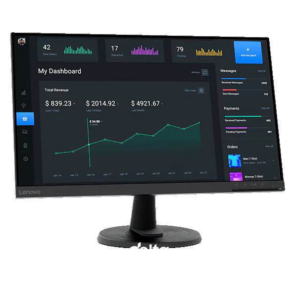 Lenovo D24-40 Full HD Monitor 67A2KAC6EU