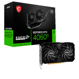 MSI GeForce RTX 4060 Ti VENTUS 2X BLACK 16GB OC