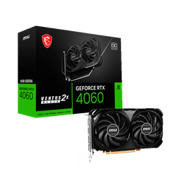 MSI GeForce RTX 4060 VENTUS 2X BLACK 8GB OC