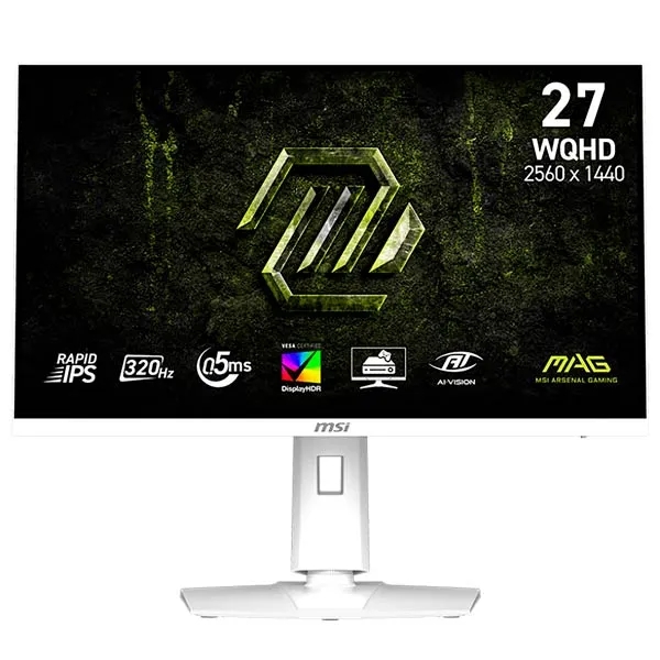 MSI MAG 274QRFW X32 320Hz White Gaming Monitor
