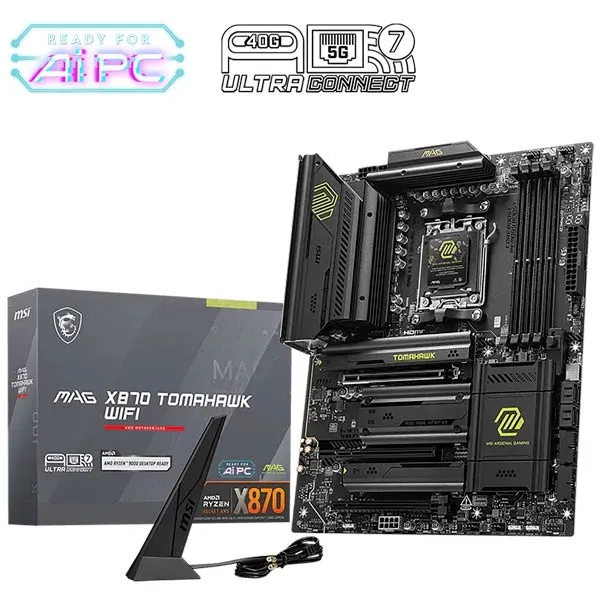 MSI MAG X870 Tomahawk WiFi 7 DDR5 Motherboard