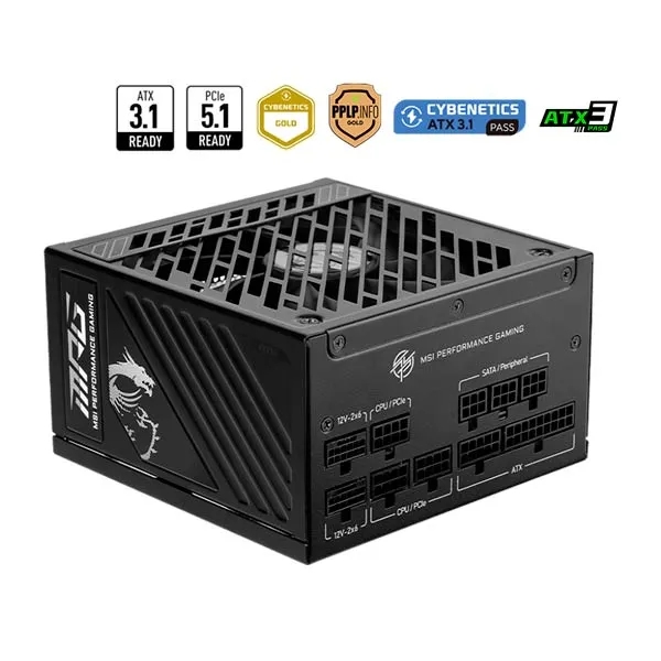 MSI MPG A850GS 850W PCIE5 Full Modular Power Supply