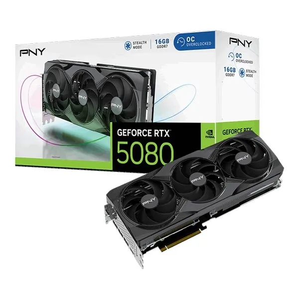 PNY GeForce RTX 5080 16GB OC GDDR7