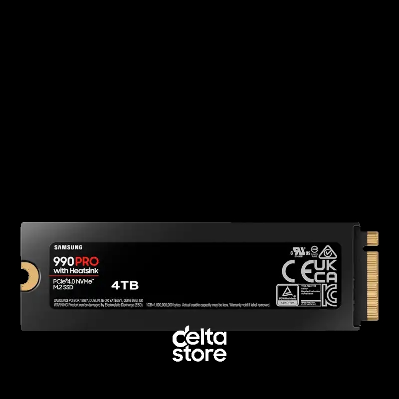 Samsung 990 Pro With Heatsink 4TB SSD MZ-V9P4T0CW