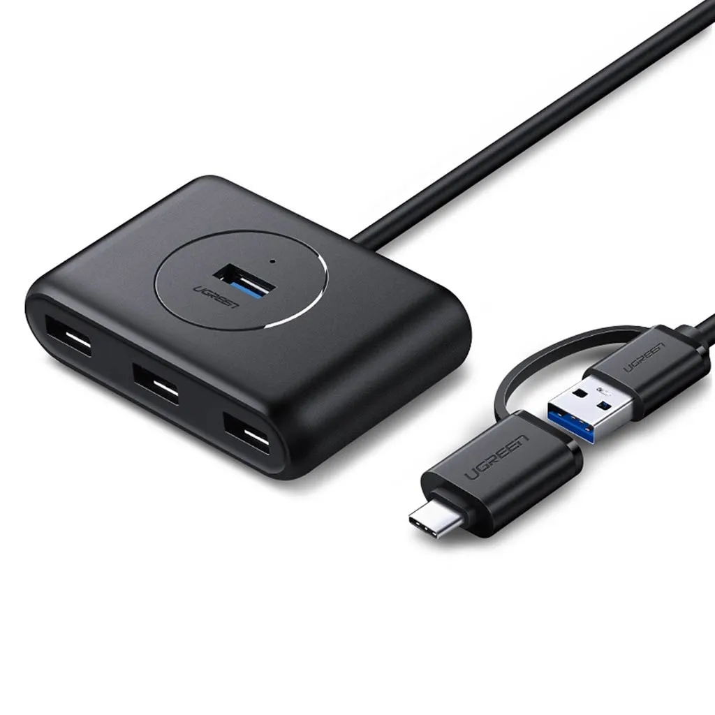 UGreen CR113 4-in-1 USB 3.0 to USB-C Data Hub 40850