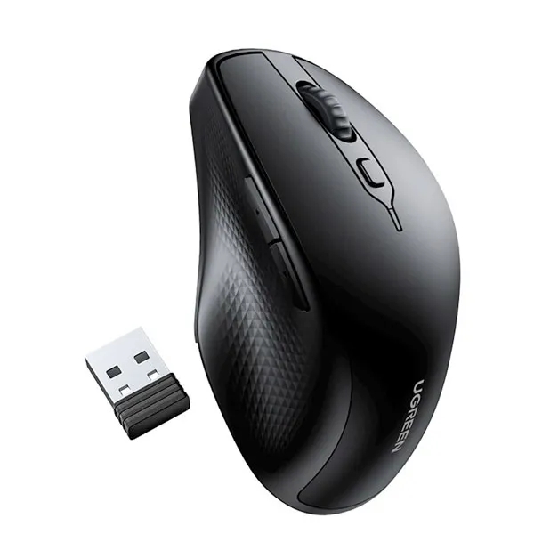 UGREEN MU101 Ergonomic Wireless & Bluetooth Mouse 90395