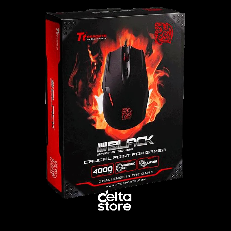 Tt eSports Black Gaming Mouse