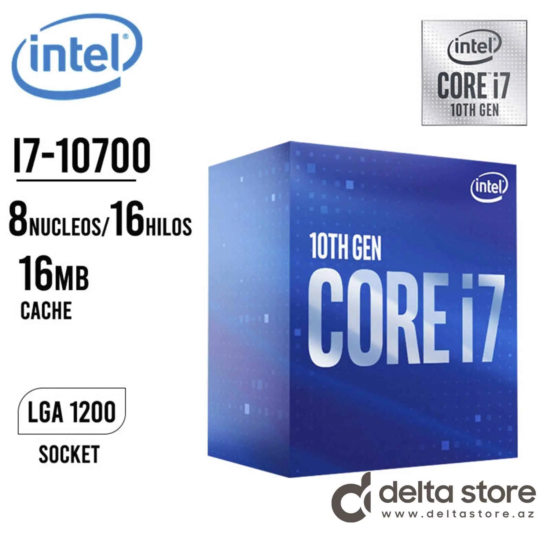 Intel® Core™ i7-10700F Processor (16M Cache, up to 4.80 GHz)