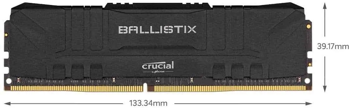 Crucial Ballistix 3600 MHz DDR4 DRAM Desktop Gaming Memory Kit 16GB (8GBx2) CL16 BL2K8G36C16U4B 