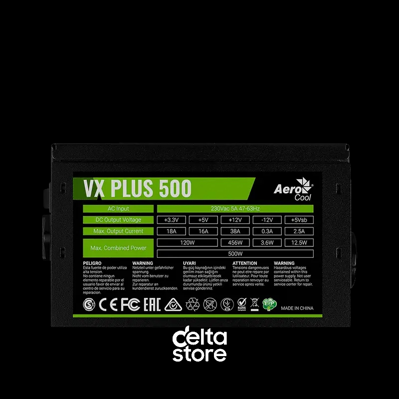 AeroCool VX Plus 500W
