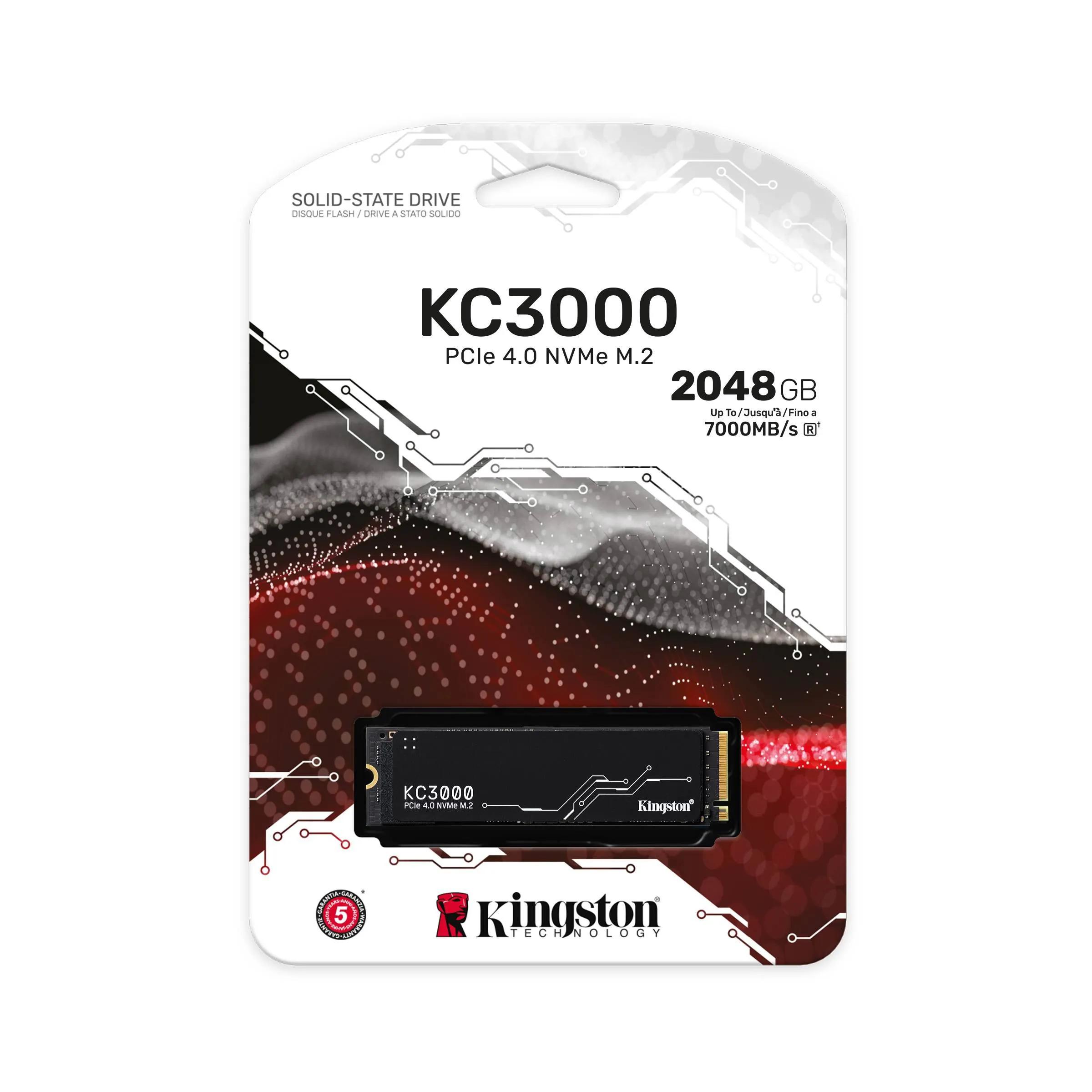 Kingston KC3000 2TB PCIe 4.0 NVMe M.2 SSD