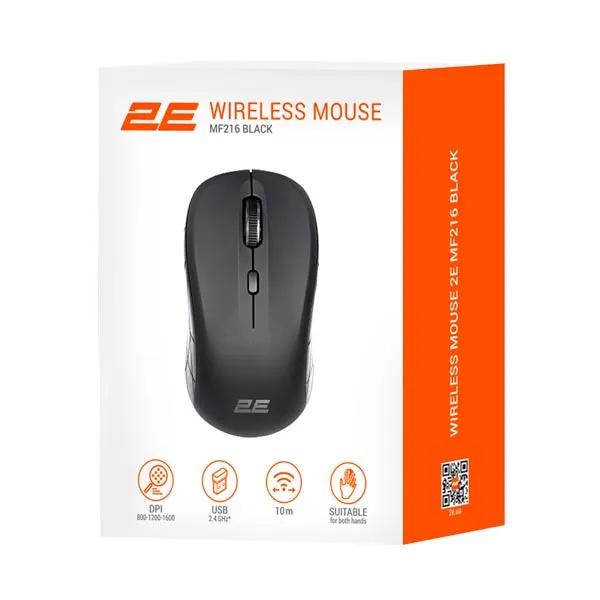 2E MF216 Wireless Black Mouse 2E-MF216WB