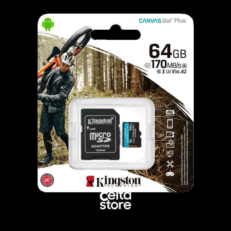 Kingston Canvas Go Plus 64GB microSD SDCG3/64GB