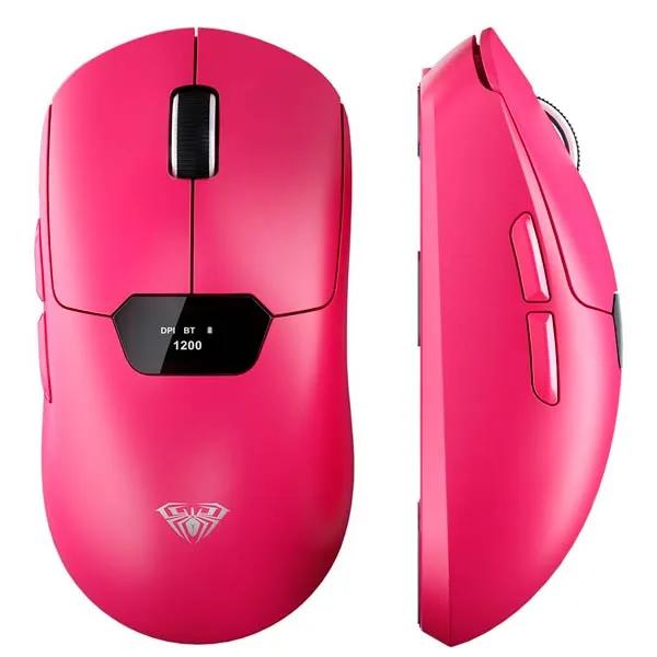 Aula SC390 Triple Mode Pink Gaming Mouse