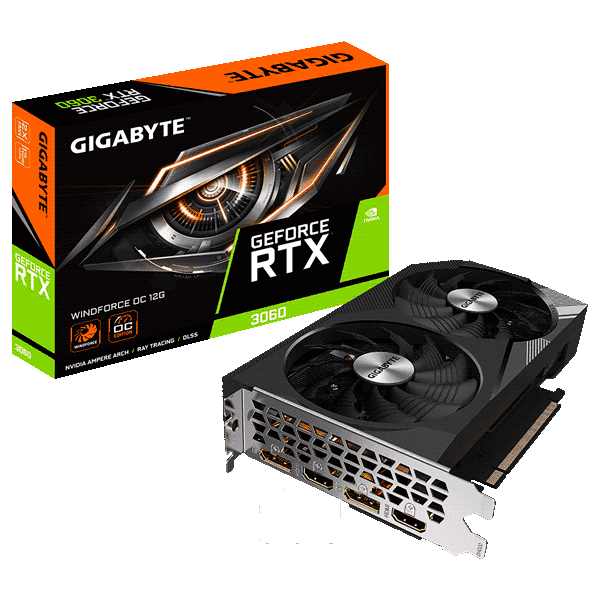 Gigabyte GeForce RTX 3060 WINDFORCE OC 12GB 3x