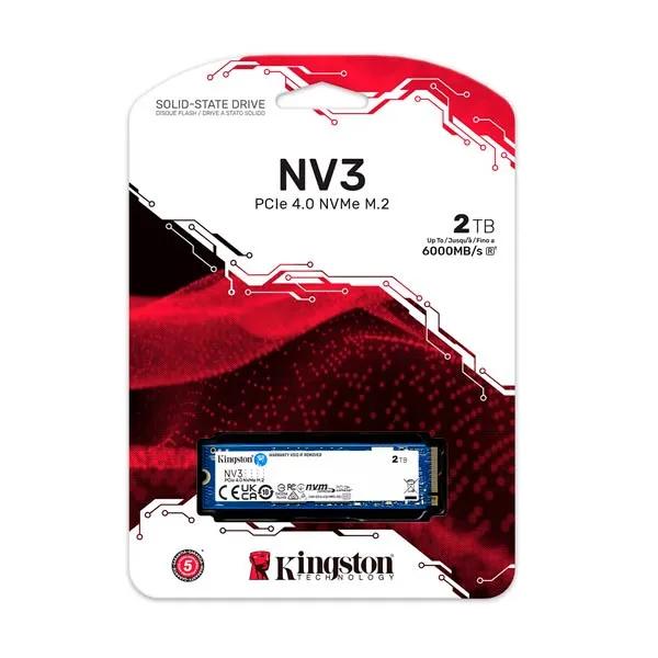 Kingston 2TB NV3 PCIe 4.0 NVMe SSD SNV3S/2000G