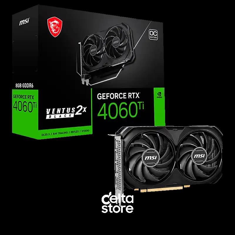 MSI GeForce RTX 4060 Ti VENTUS 2X BLACK 8GB OC