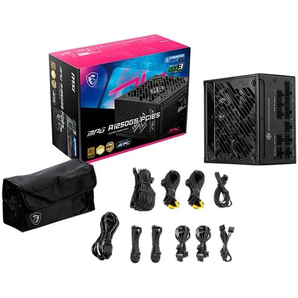 MSI MPG A1250GS PCIE5 Full Modular Power Supply