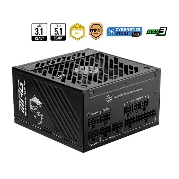MSI MPG A850GS 850W PCIE5 Full Modular Power Supply