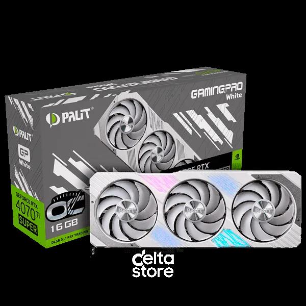 Palit GeForce RTX 4070 Ti SUPER GamingPro White 16GB GDDR6x OC