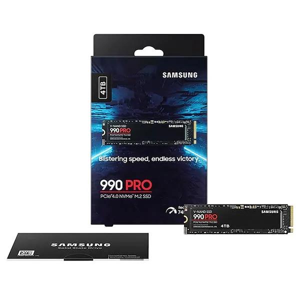 Samsung 990 PRO 4TB NVMe PCIe 4.0 M.2 SSD