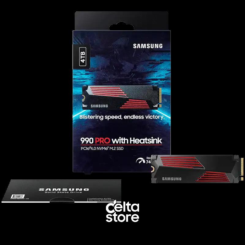 Samsung 990 Pro With Heatsink 4TB SSD MZ-V9P4T0CW